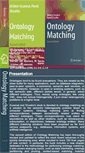Mobile Screenshot of book.ontologymatching.org