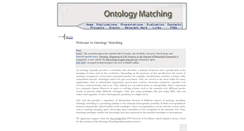 Desktop Screenshot of ontologymatching.org