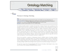Tablet Screenshot of ontologymatching.org