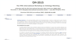 Desktop Screenshot of om2010.ontologymatching.org